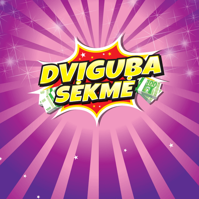 Išbandykite savo sėkmę žaisdami BLITZ loto žaidimą Dviguba Sėkmė! 