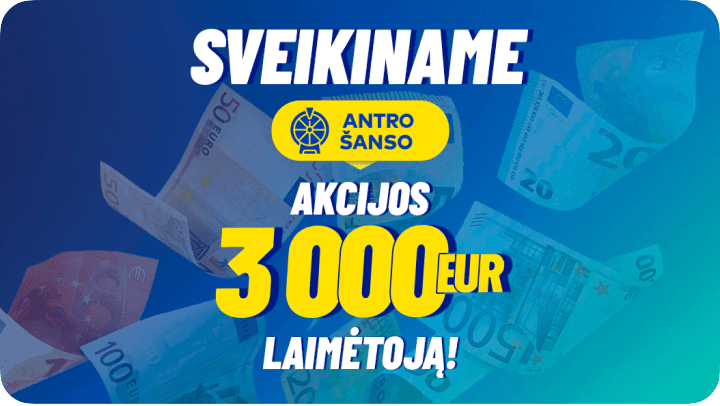 ANTRO ŠANSO akcijos laimėtoja – klaipėdietė Kristina