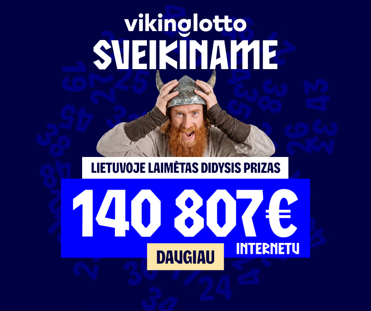 Vikinglotto DP laimėjimas