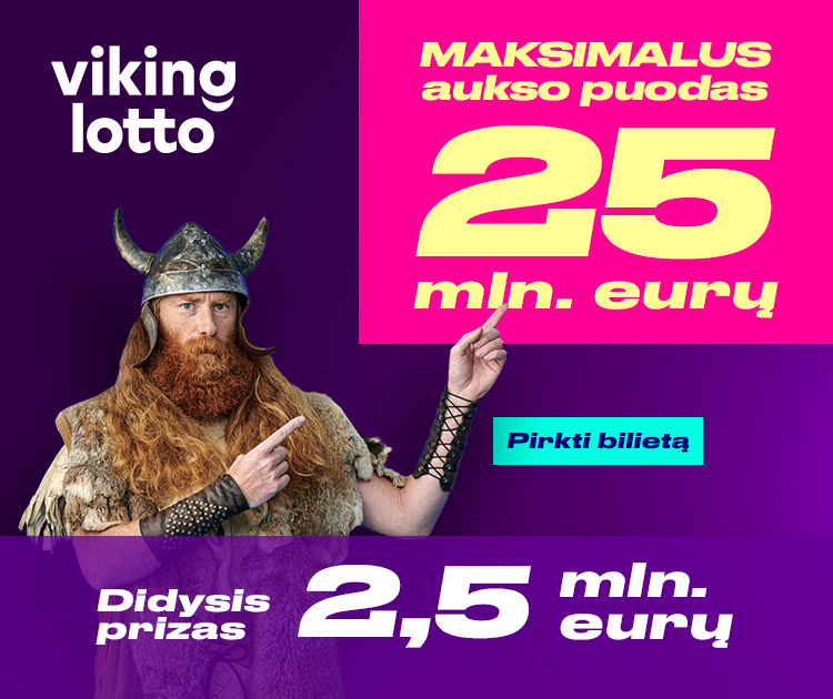 Vikinglotto Aukso puode - 25  mln