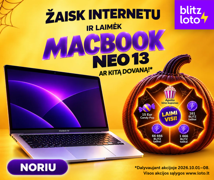 Blitz Helovinas 1 savaitė