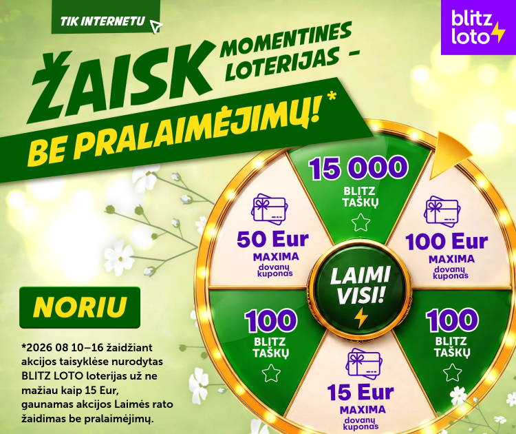 BLITZ LOTO Žolinė 08 15