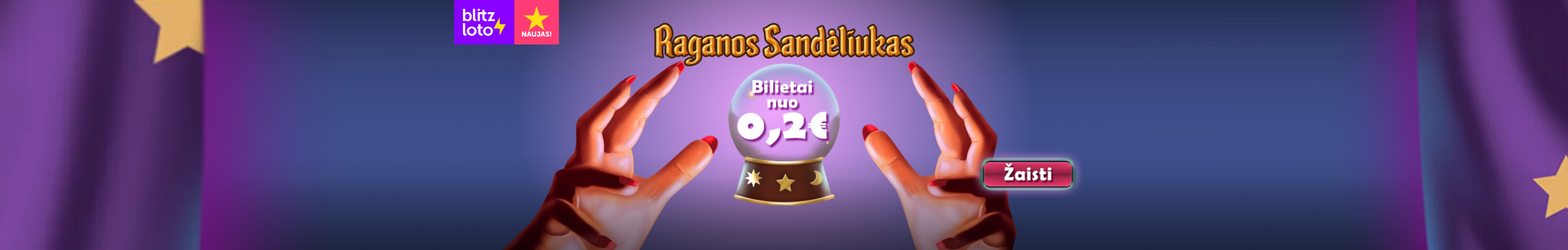 Naujas žaidimas Raganos sandėliukas