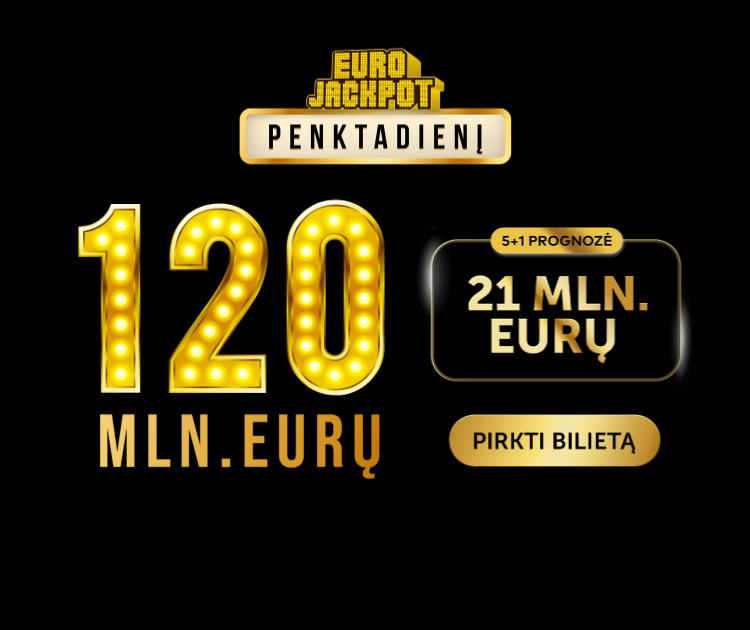 Eurojackpot 120 mln