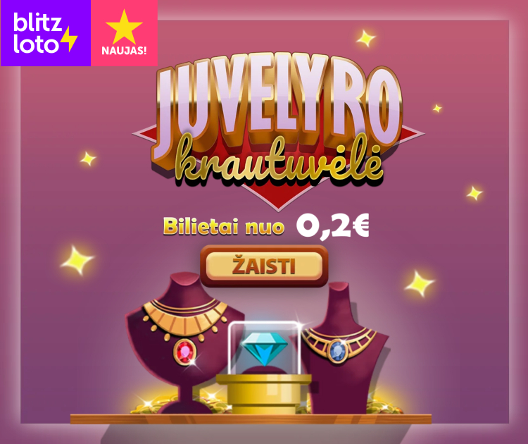 Naujas žaidimas Juvelyro krautuvėlė
