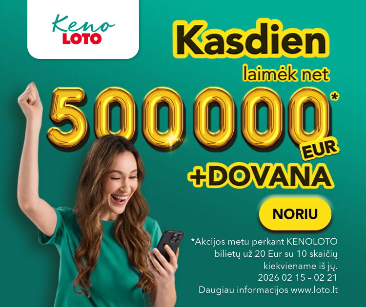 Kenoloto 500 + dovana 