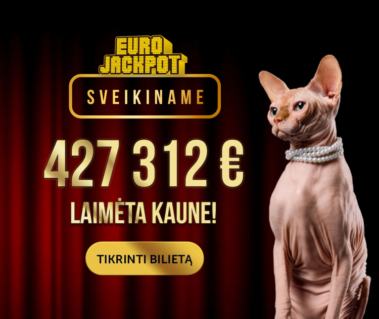 EJP laimėta 427 312 eur