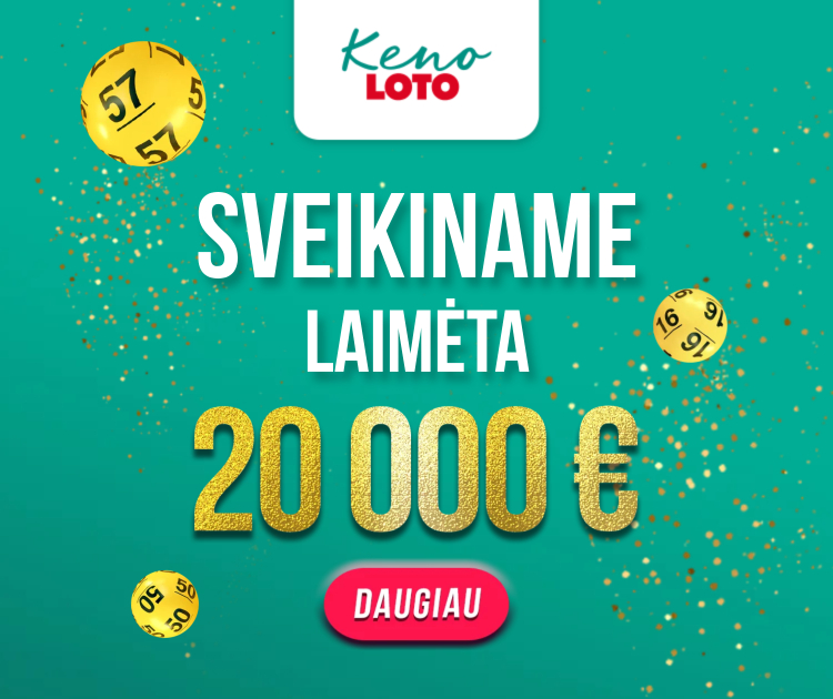 Kenoloto laimėjimas