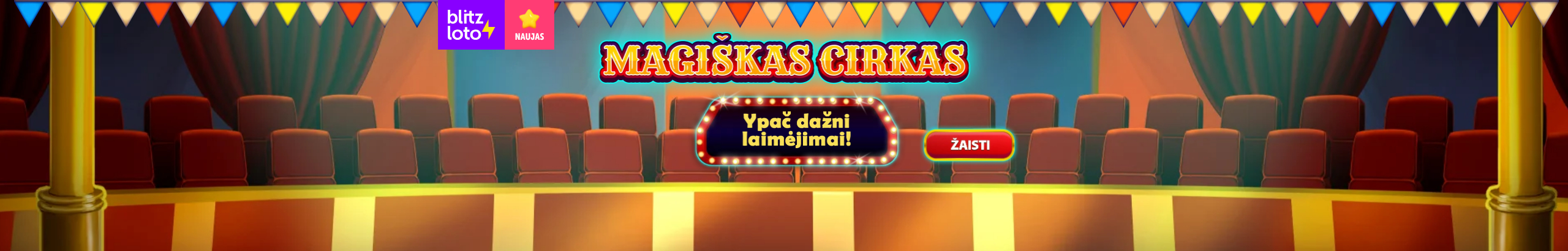 Naujas žaidimas Magiškas cirkas