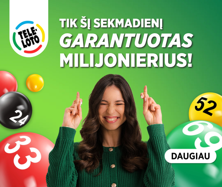Teleloto ridensim į naujieną