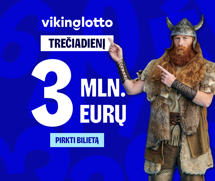 Vikinglotto Aukso puode - 3 mln