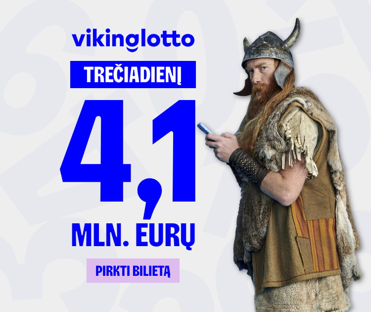 Vikinglotto Aukso puode - 4,1 mln