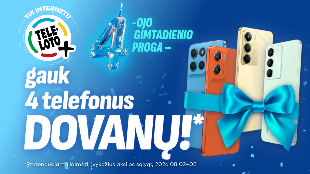 https://loto.lt/files/news/LT999_RKL00442_teleloto_plius_dovana__2026_08_02-2026_08_08-1056x594-Lithuanian-1_6a69be3f17ade.jpg